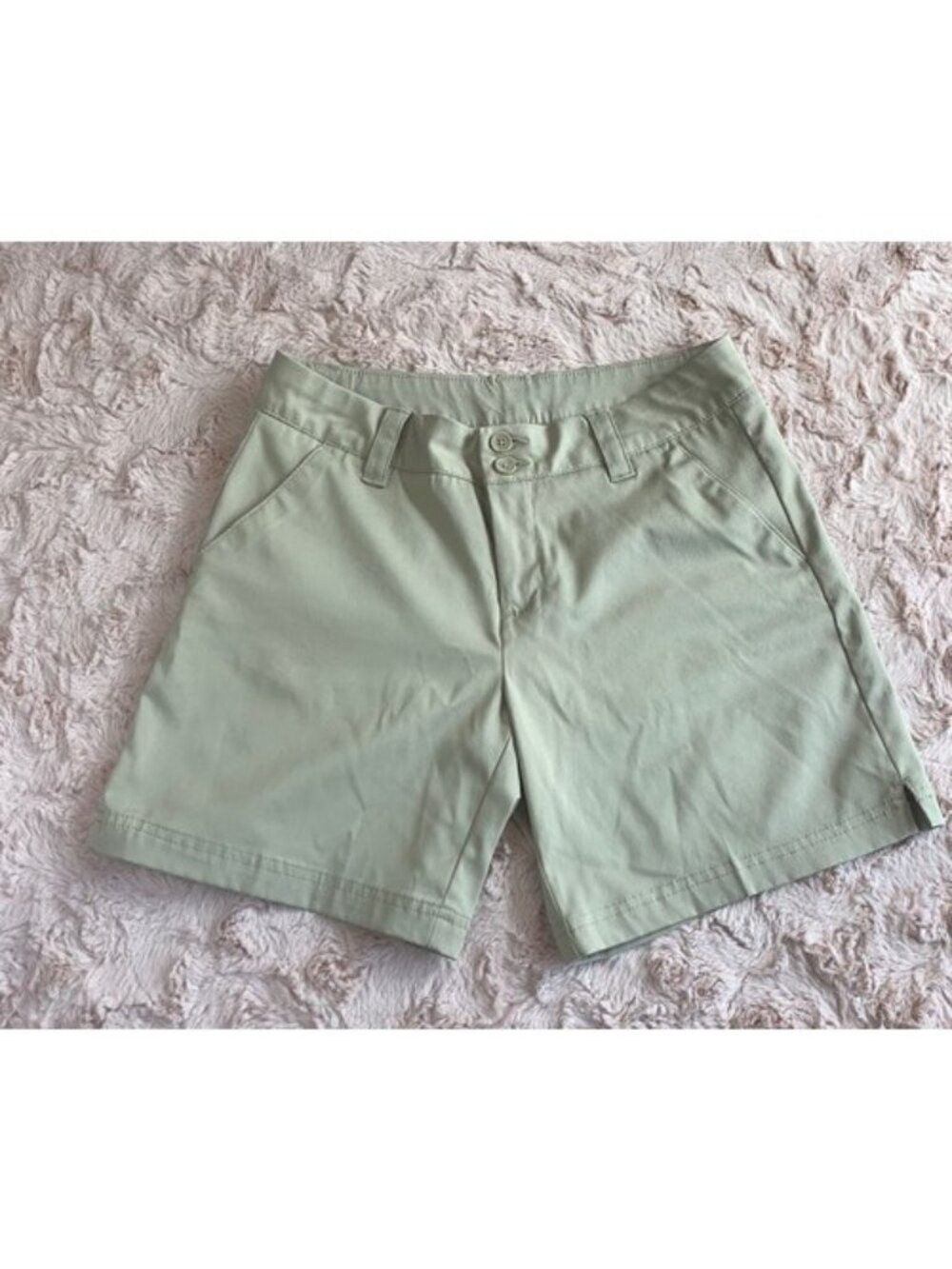BCG Academy Sports Golf Shorts Women’s Size 2 Lightweight Khaki EUC